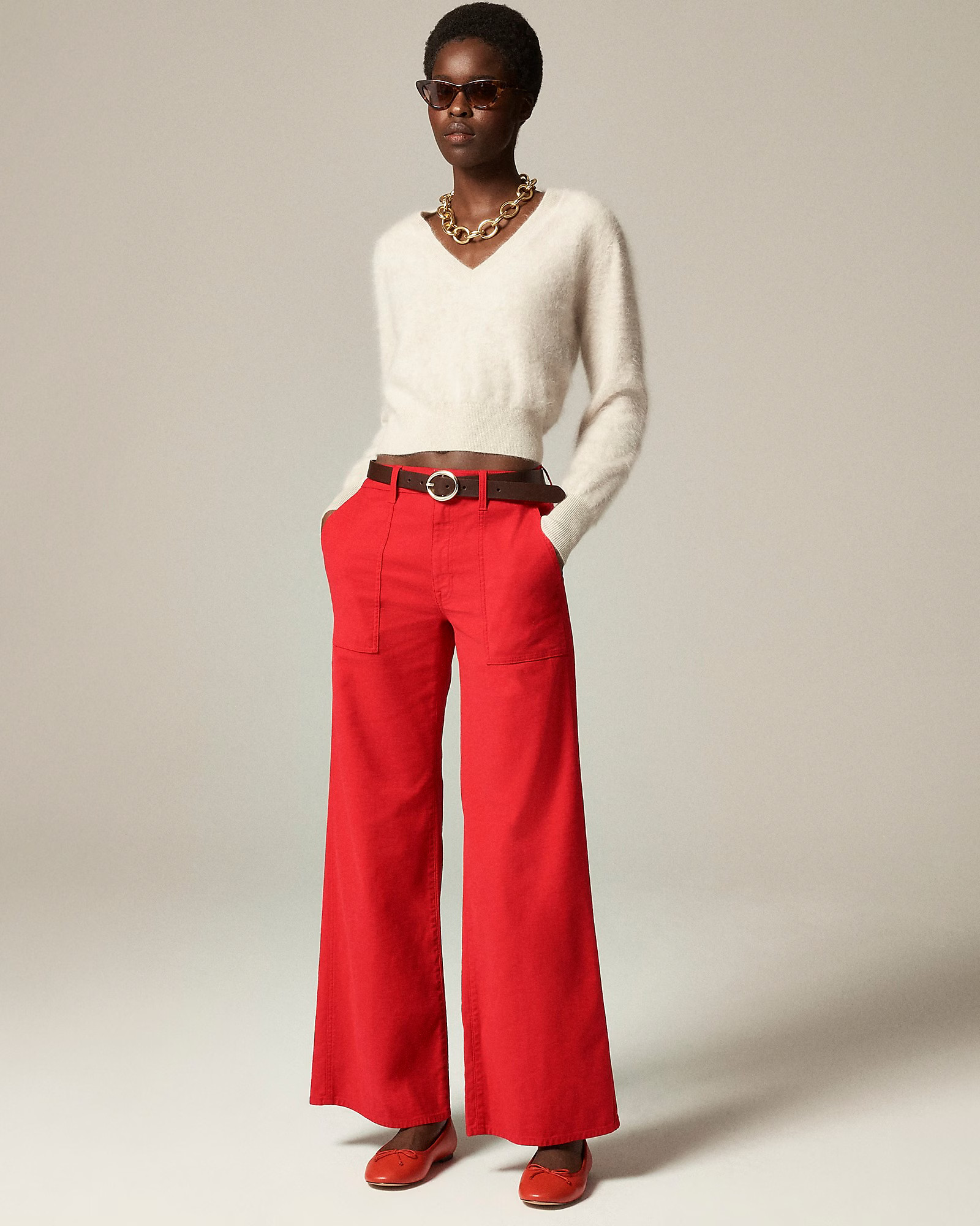 Camp-pocket wide-leg pant | J. Crew US