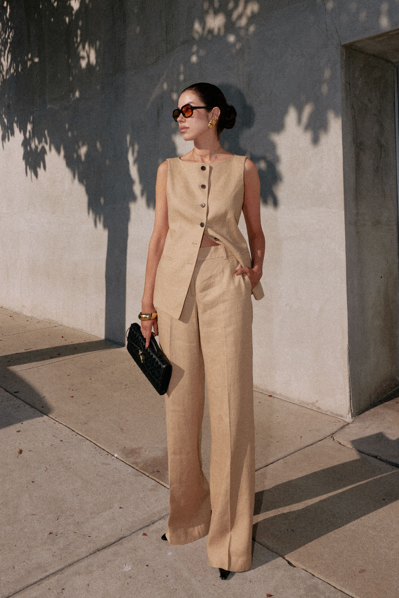 chic linen separates I’ve been wearing on repeat because it makes me feel good 🌾

#LTKWorkwear #LTKStyleTip #LTKItBag