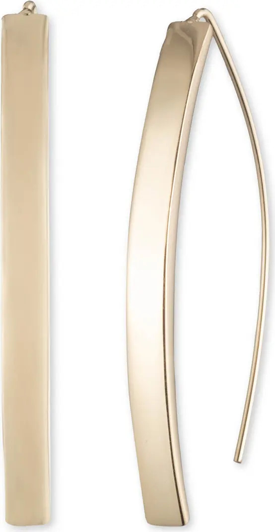 Lauren Brushed Threader Earrings | Nordstrom | Nordstrom