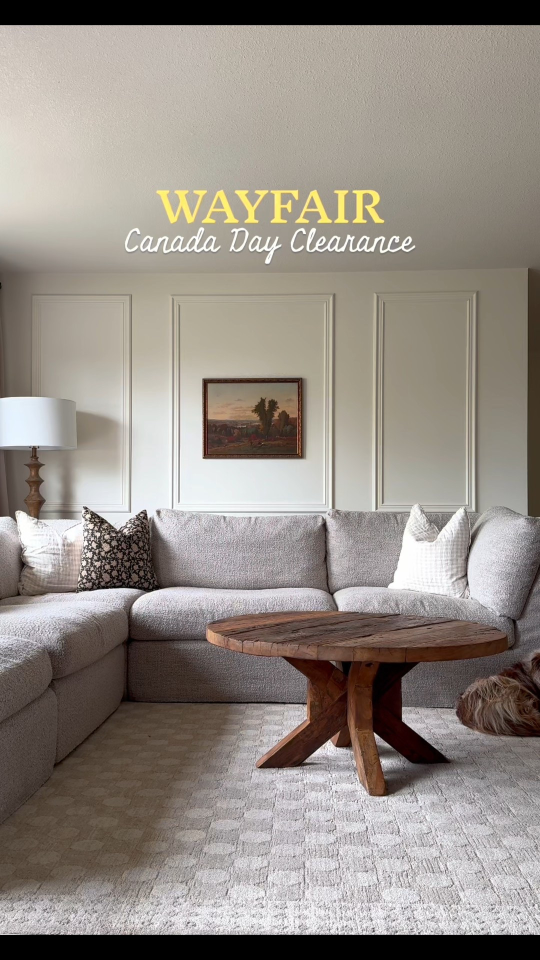 One of my most asked questions about the rugs in our home! And @wayfaircanada is having their Canada Day Clearance from June 27th - July 6th. Rugs are up to 70% off and I’ve linked my favs #WayfairCanada #ad #WayfairCAHome #WayfairCanadaPartner @wayfaircanada 