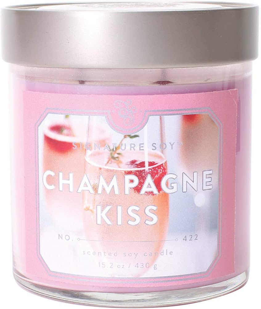Signature Soy Champagne Large Jar Candle, 15.2 oz | Amazon (US)