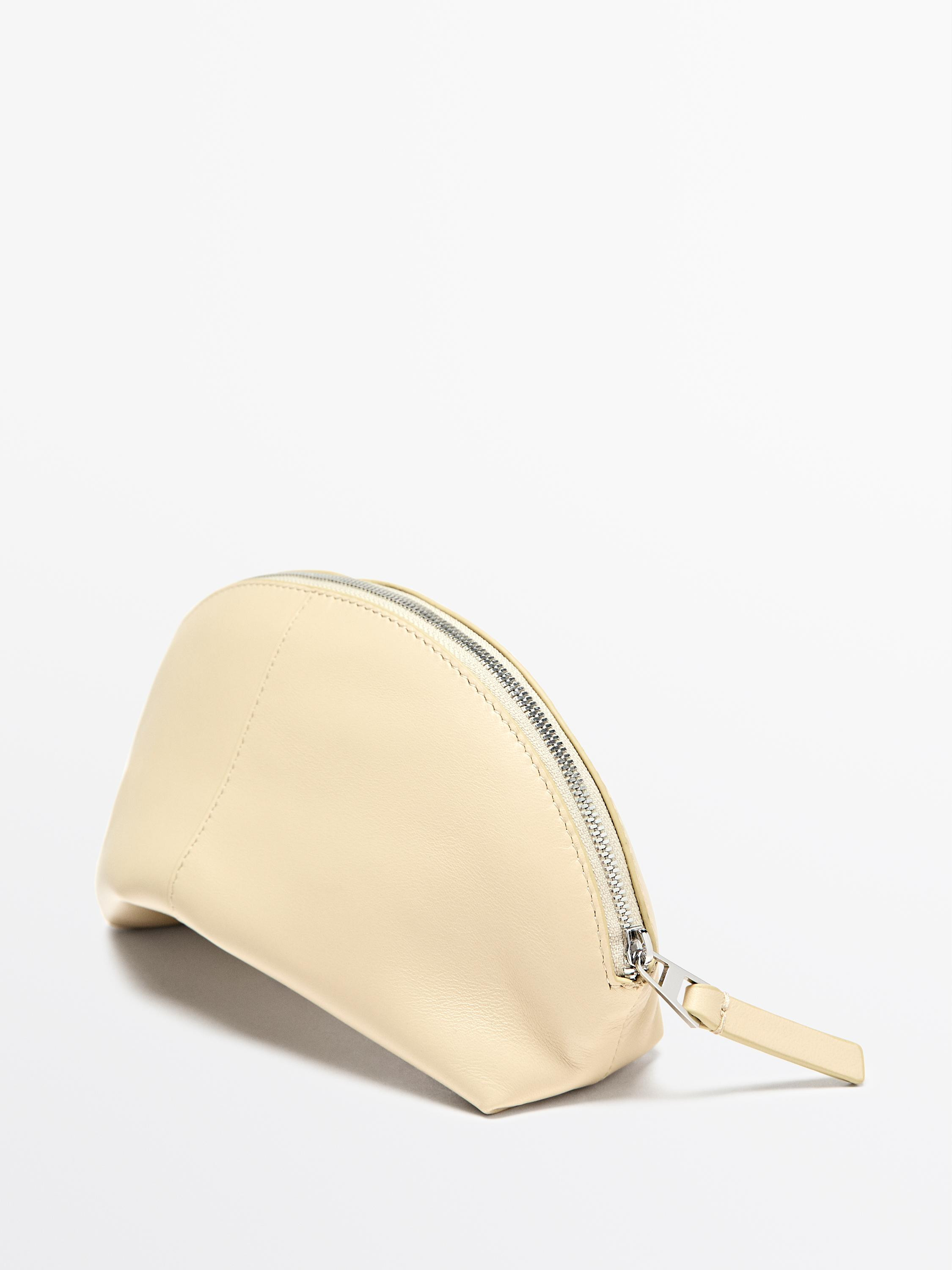 Nappa leather toiletry bag | Zara US