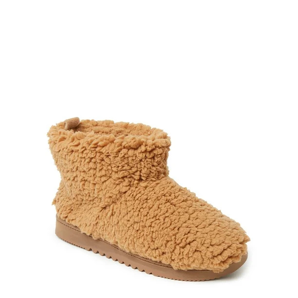 Dearfoams Cozy Comfort Women's Pile Bootie Slippers - Walmart.com | Walmart (US)