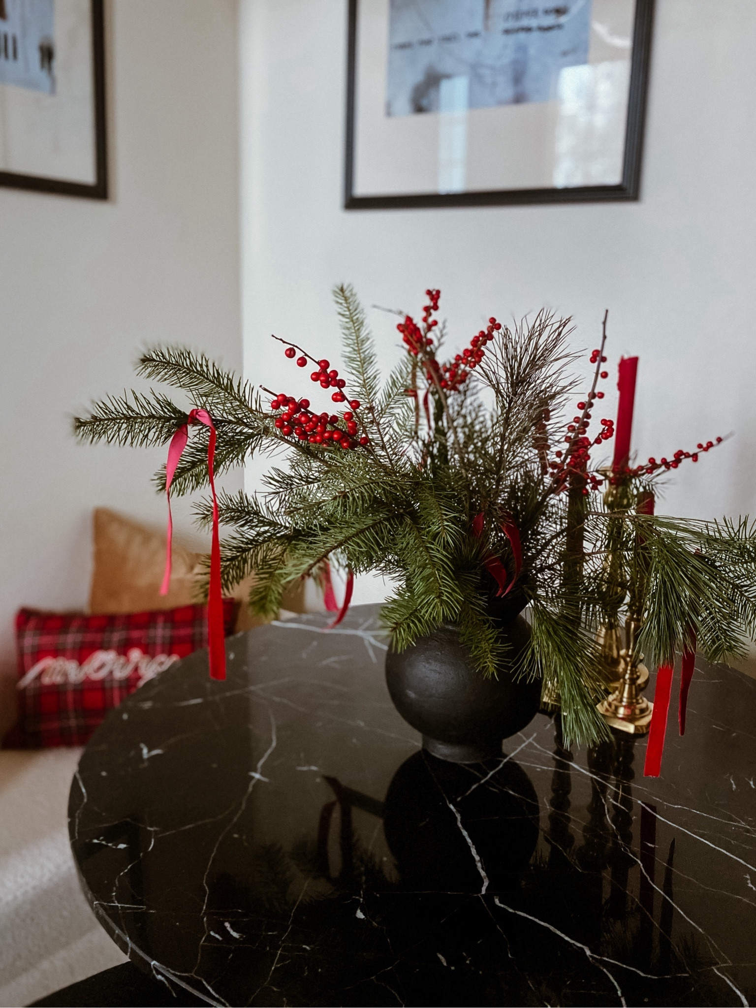 Christmas centerpiece. 

#LTKHoliday #LTKSeasonal #LTKhome