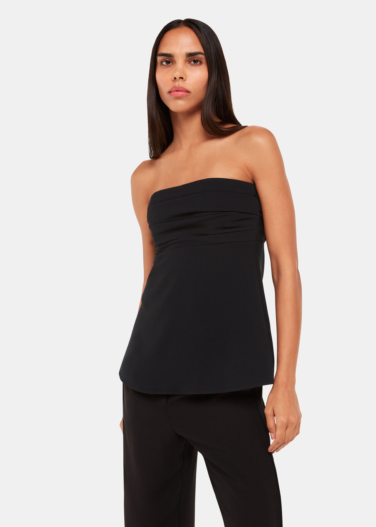 Lula Crepe Bandeau Top | Whistles