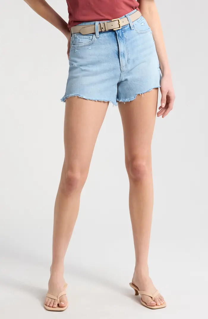 Dani High Waist Distressed Denim Shorts | Nordstrom