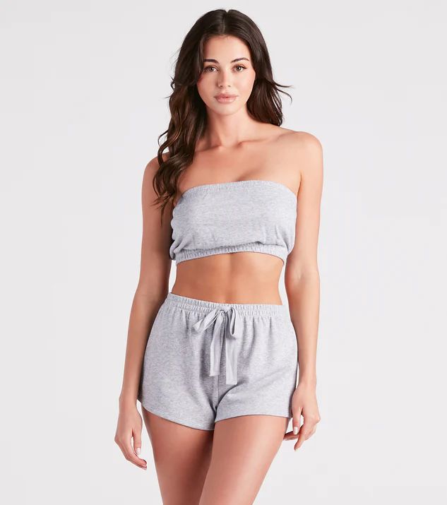 Keep It Chill Pajama Top And Shorts Set | Windsor Stores
