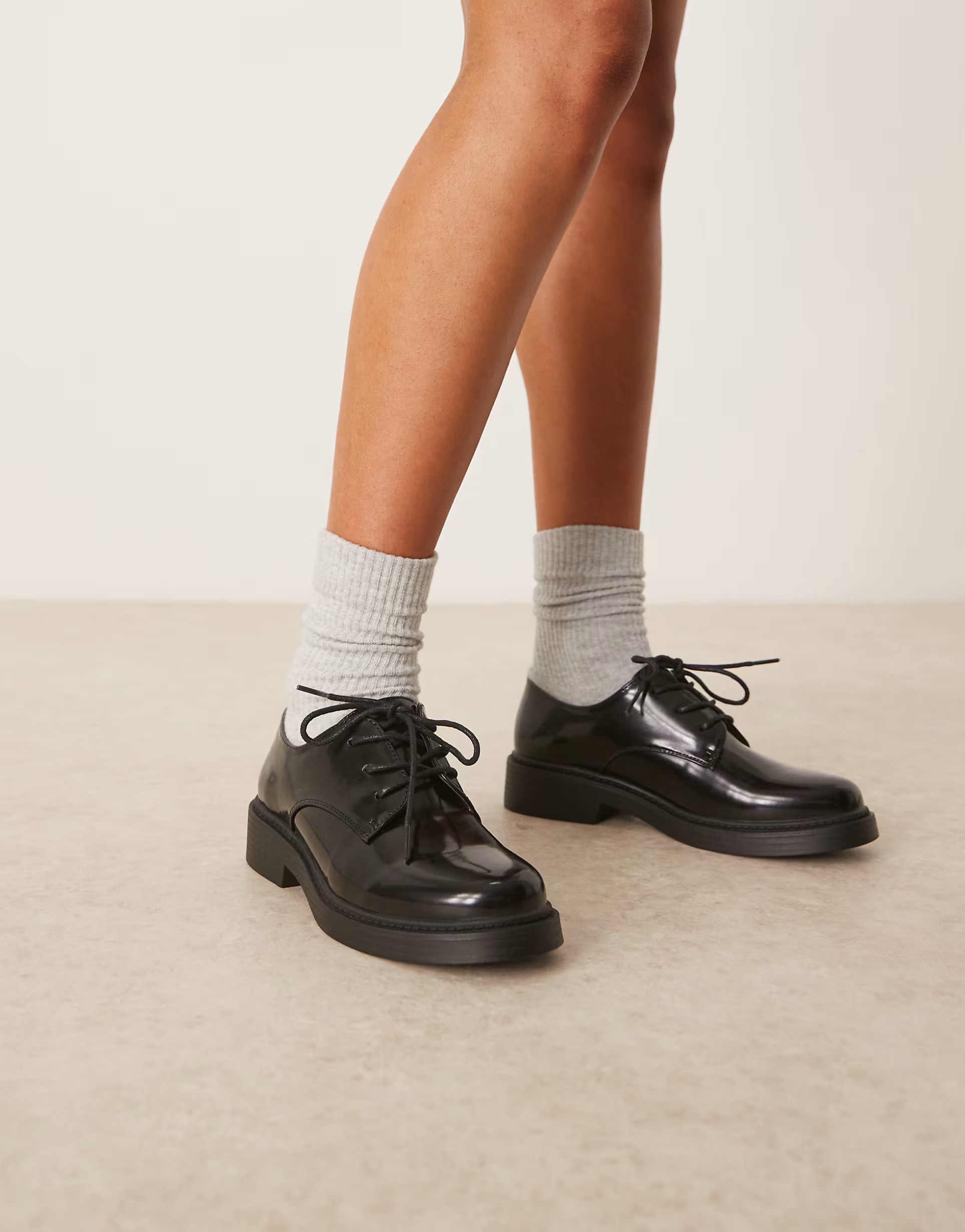 Glamorous derby lace-up shoes in black | ASOS | ASOS (Global)