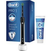 Oral-B Pro 1 650 Electric Toothbrush and Toothpaste - Black | Look Fantastic (UK)