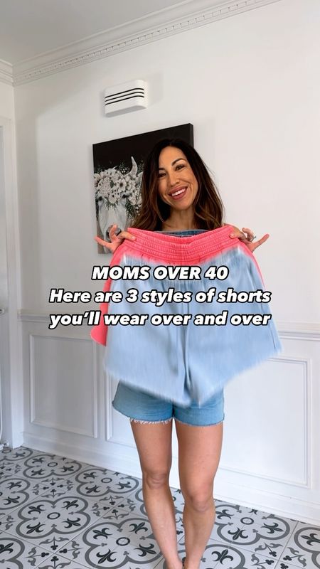 Found 3 styles of mom shorts that you’ll style over and over all season. The cotton styles are insanely comfortable and the denim has good stretch. Bonus: all 3 styles are on sale! Use code TAMMY10 on the shirt jacket and beach sweater. 

Small in cotton shorts. Size 2 in denim shorts. Small tops. Sandals tts. Social threads code: tammy10. 

Mom shorts, American Eagle, aerie, shorts, denim shorts 

#LTKfindsunder50 #LTKover40 #LTKsalealert
