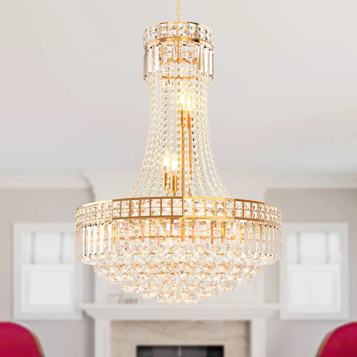 Javonne Empire 13 - Light Dimmable Chandelier With Hanging Chain | Wayfair North America