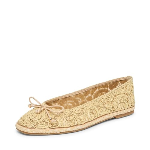 Dolce Vita Women's Tianna Ballet Flat, LT Natural, 9 | Amazon (US)