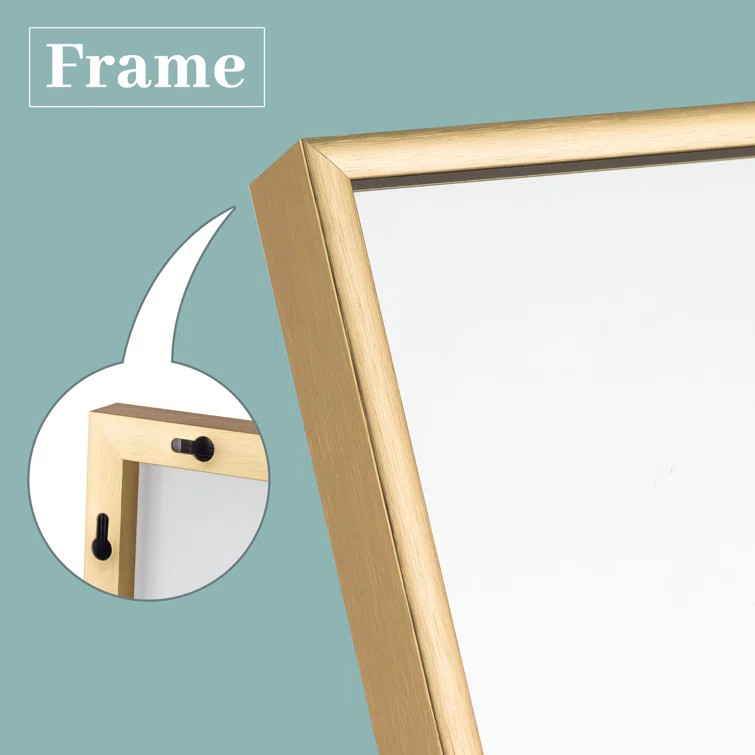 Adames Rectangle Metal Mirror | Wayfair North America