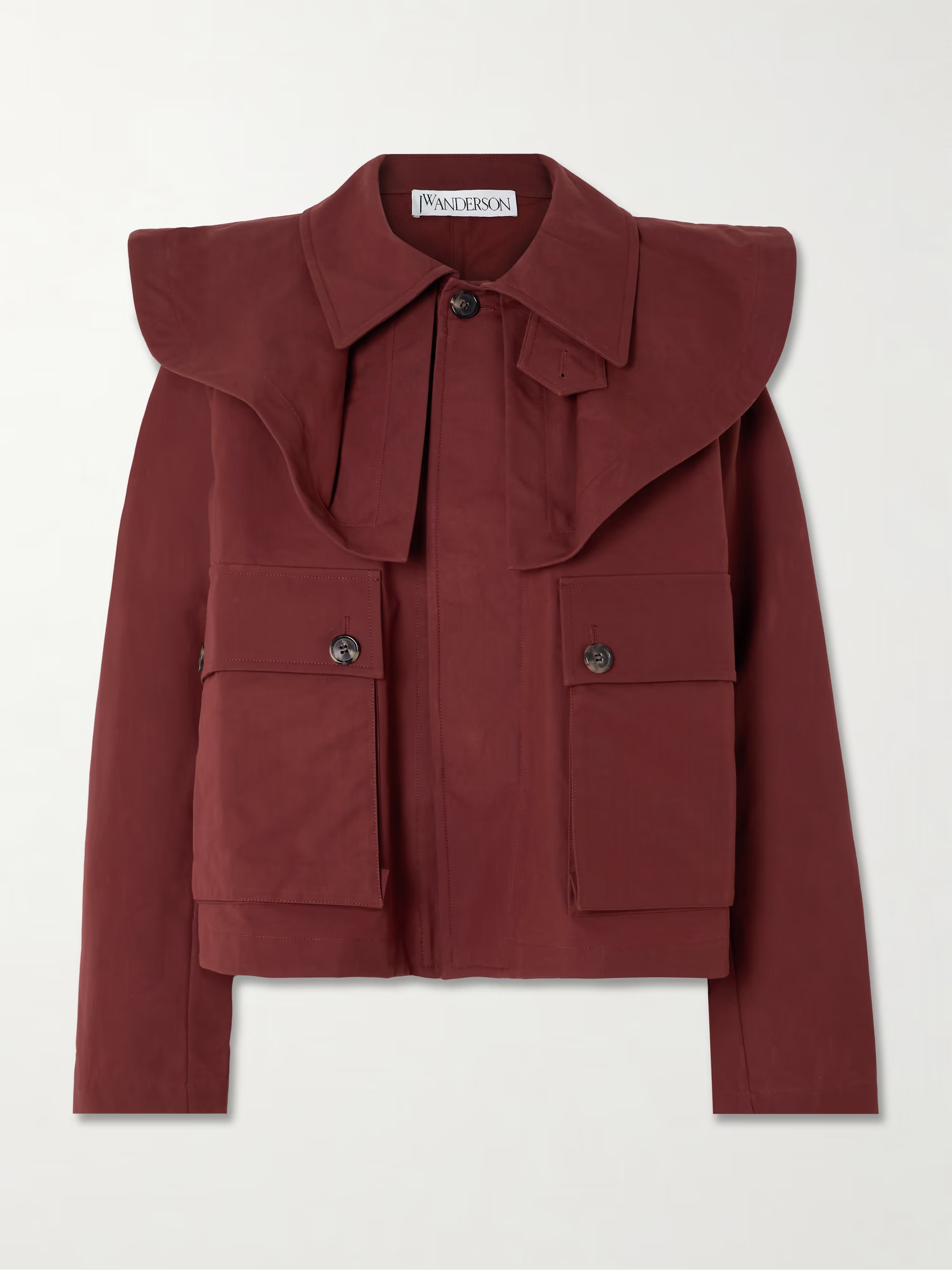 Layered cotton jacket | NET-A-PORTER (US)