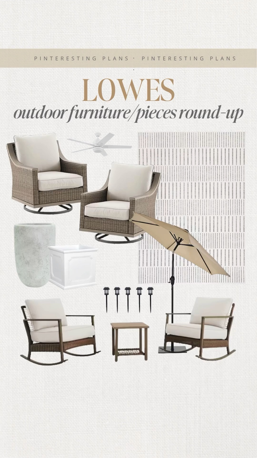 Lowe's outdoor furniture roundup 🙌🏻🙌🏻

#LTKSeasonal #LTKHome
