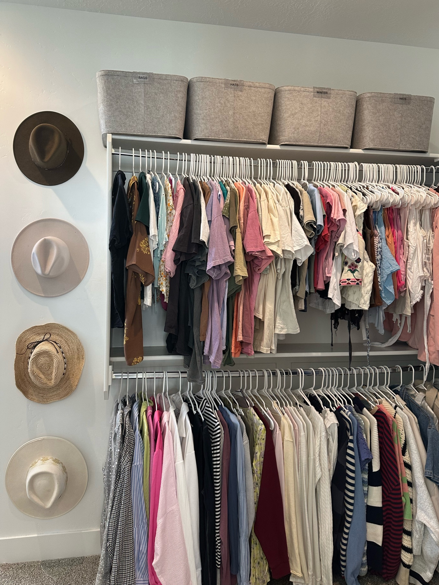 LO Beeston’s closet organization! Simple organization for a great closet! 

#LTKHome #LTKFindsUnder100 #LTKFindsUnder50