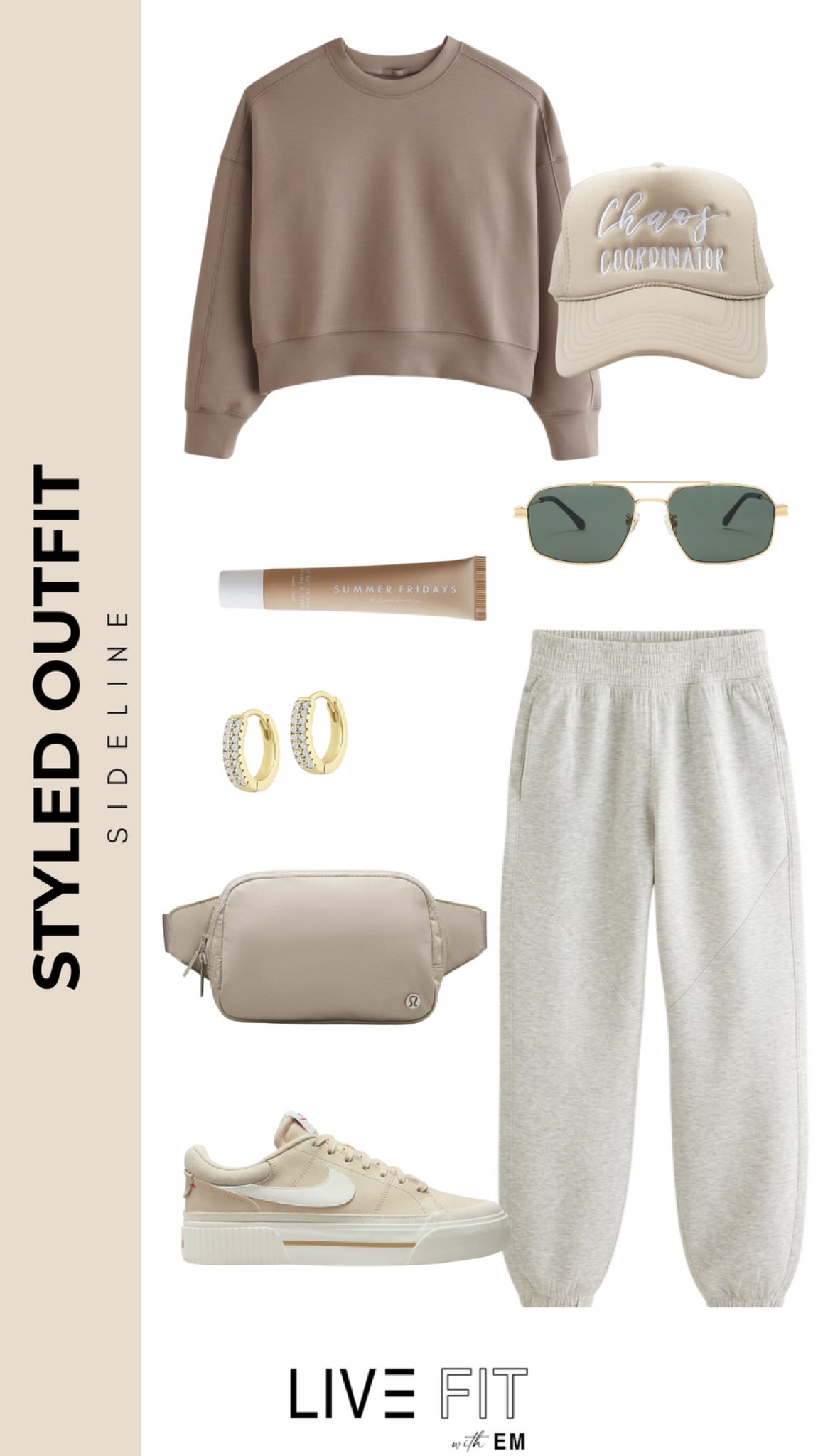 👟🧢 Keeping it cool and casual with this outfit pick. Whether you're running around town or just chilling at home, embrace the chaos in style with this laid-back look. Don’t forget, a little chaos keeps things interesting! 😉✨ #OOTD #CasualStyle #MomLife

#LTKBacktoSchool #LTKActive #LTKFitness