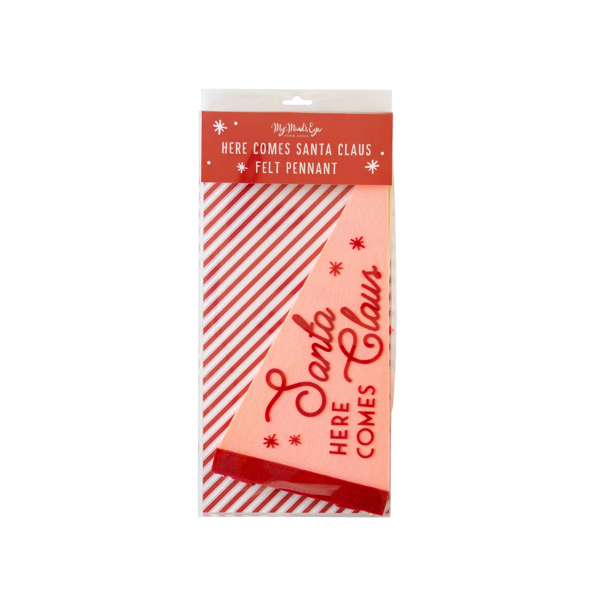 Whimsy Santa Felt Pennant Banner | My Mind's Eye