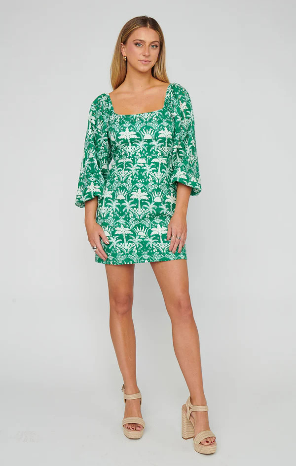 Tamara Tie Back Dress ~ Tiki Palms | Show Me Your Mumu
