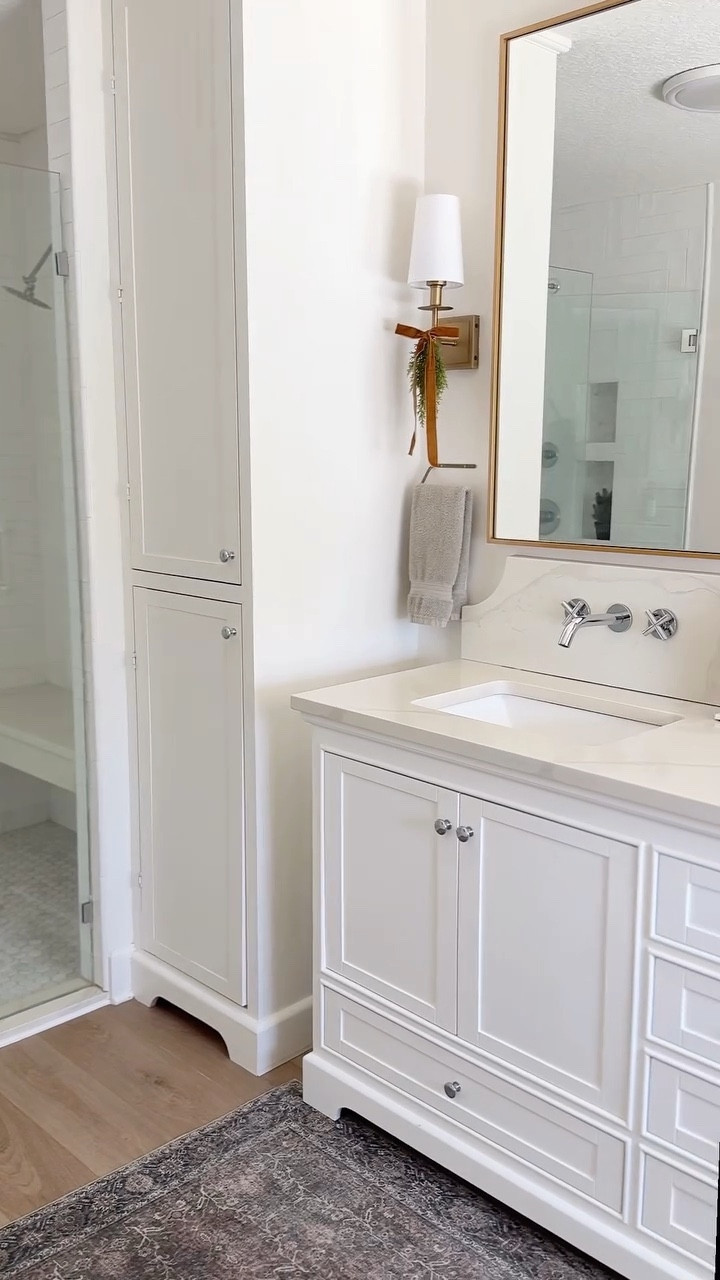 Loving the depth and warmth this waterproof, machine-washable rubber brings to our bathroom for the holidays! If you didn’t know by now, I’ve been strictly buying machine-washable rugs for the past couple of years. 

I love being able to throw them in the washer and have them come out looking brand new and smelling fresh. We also foster dogs and I am so over taking chances with wool rugs or any other fiber that can’t be completely cleaned! 


#coastaldecor #homeinterior #washablerugs #coastalliving #dogfriendly #christmasdrcor #primarybathroom #bhghome #bhgholiday #runnerrug #homedesign #cozyhomevibes