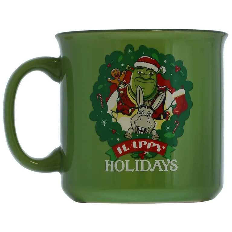 Shrek Christmas Ceramic Camper Mug, 20 oz | Walmart (US)