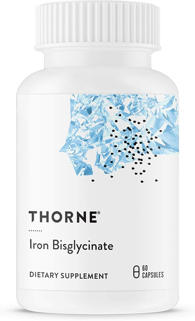 THORNE Iron Bisglycinate - 25 mg Iron Supplement for Enhanced Absorption Without Gastrointestinal... | Amazon (US)