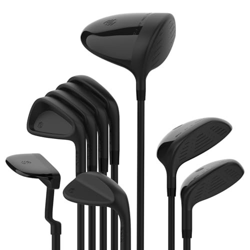Stix Golf Club Set - Unisex - Black - 9 Set Clubs - Graphite Shafts - Premium Materials, Modern Design, Quality - Left Handed, Regular Flex, Standard | Amazon (US)