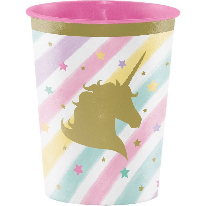8ct Sparkle Unicorn Plastic Cups | Target
