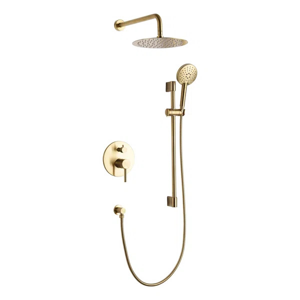 Louth Complete Shower System with Rough-in Valve | Wayfair North America