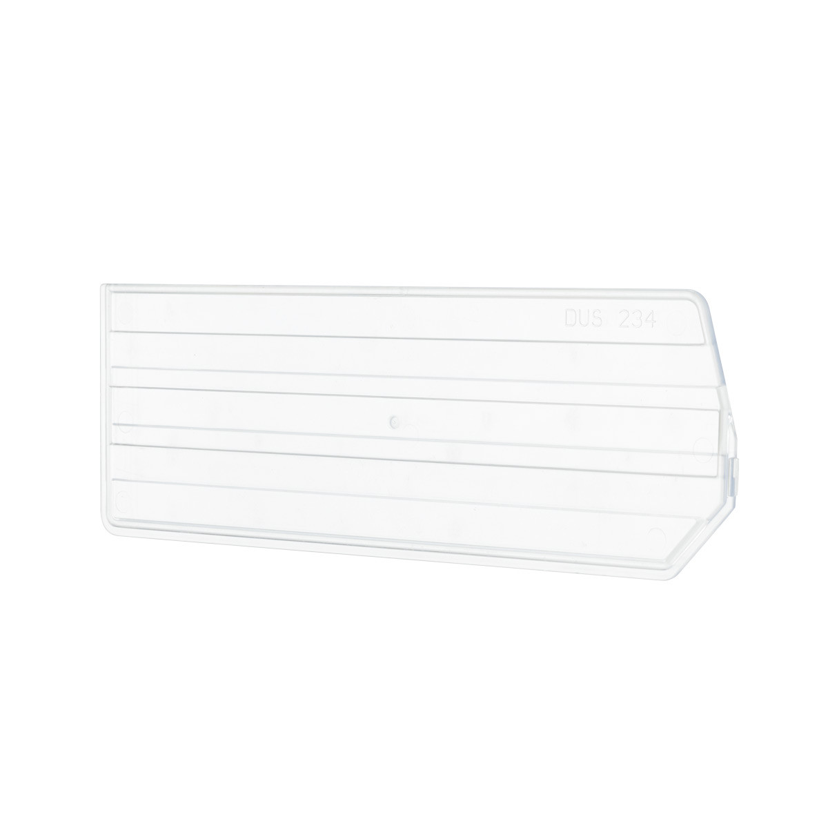 Short Utility Bin Divider Clear | The Container Store