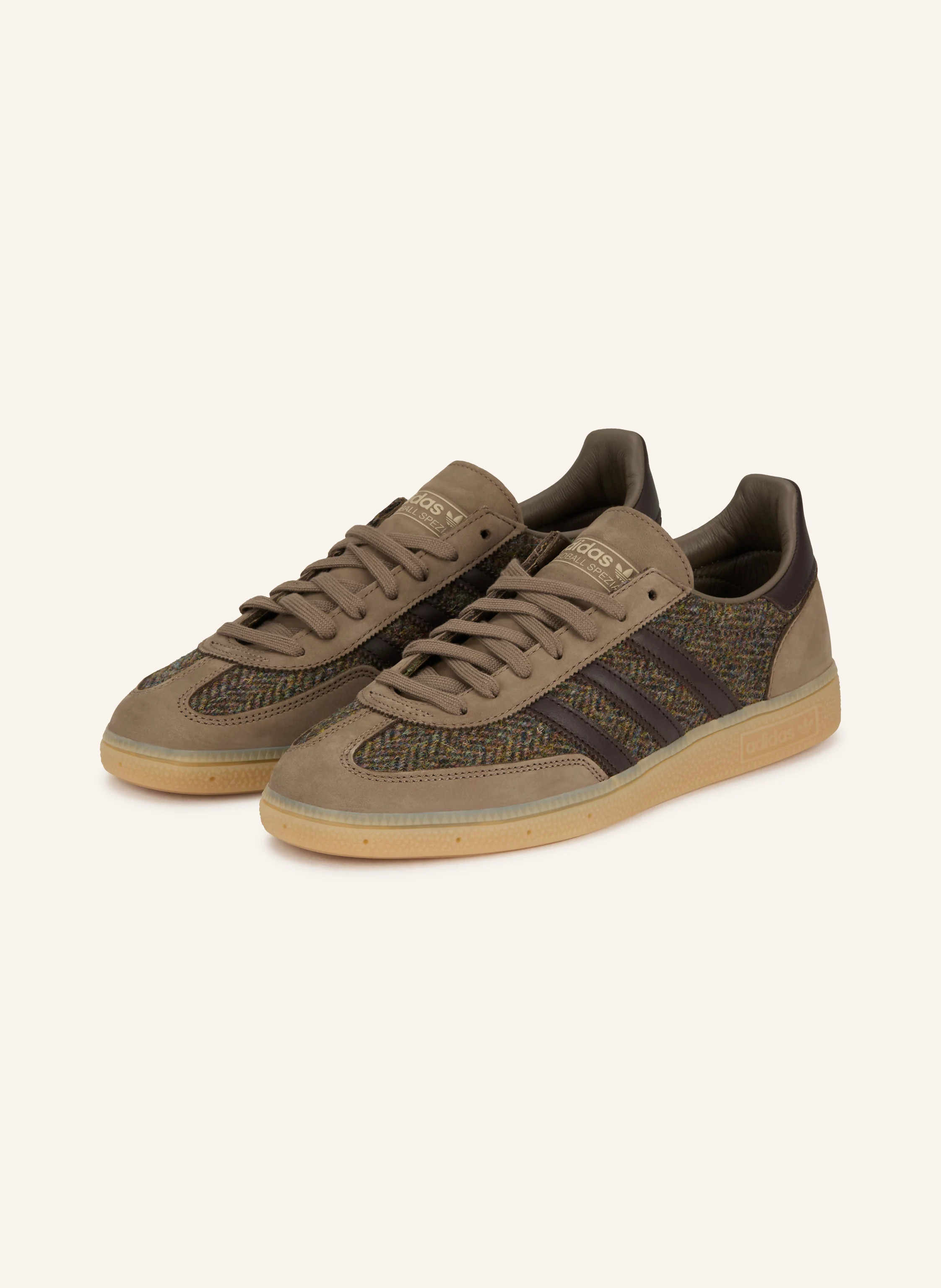 adidas Originals Sneaker HANDBALL SPEZIAL in taupe / dunkelbraun / grün | Breuninger (DACH)
