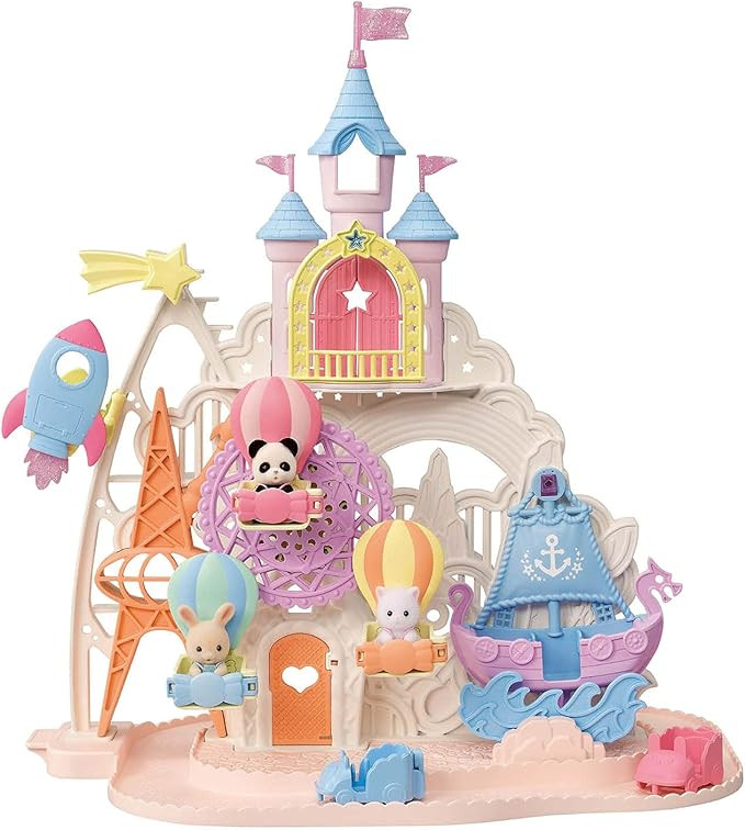Calico Critters Baby Amusement Park - Dollhouse Playset with 3 Figures Included | Amazon (US)