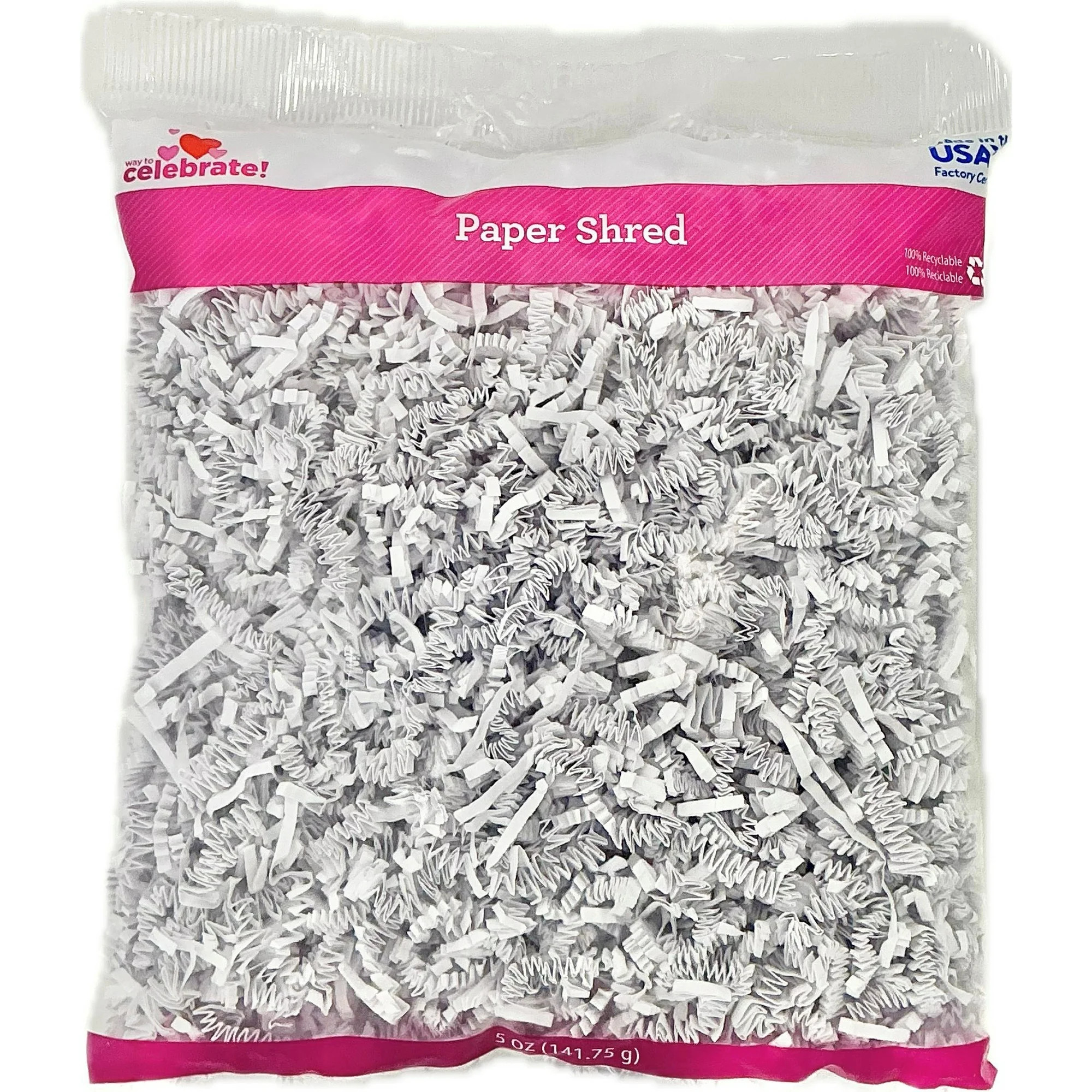 Paper Shred, White, 5 oz, Valentine's Day by Way To Celebrate | Walmart (US)