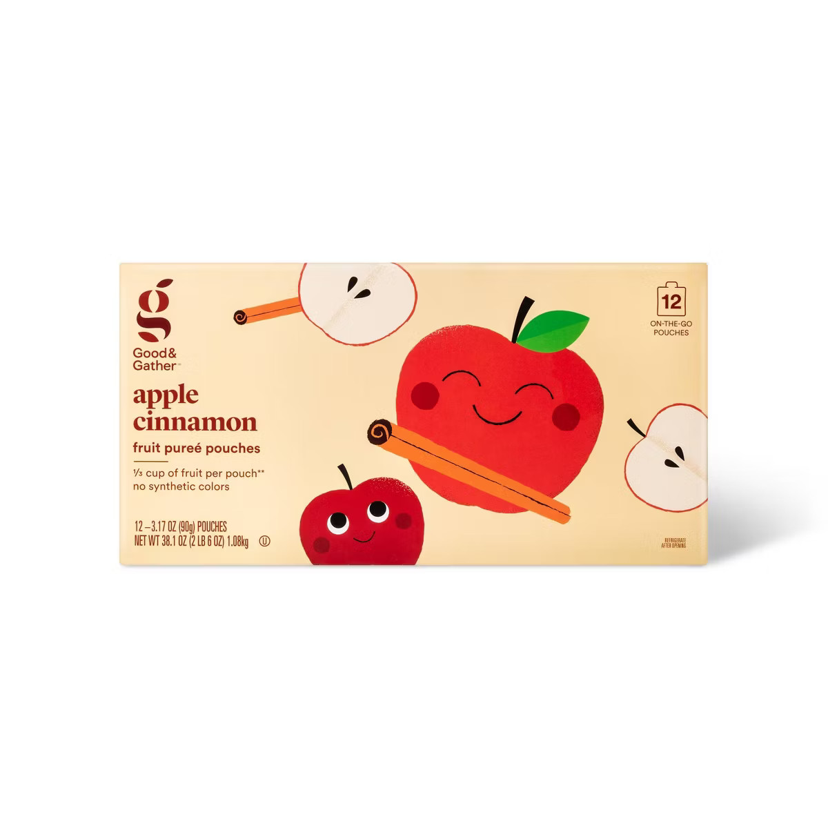 Applesauce Pouches Cinnamon - 12ct - Good & Gather™ | Target