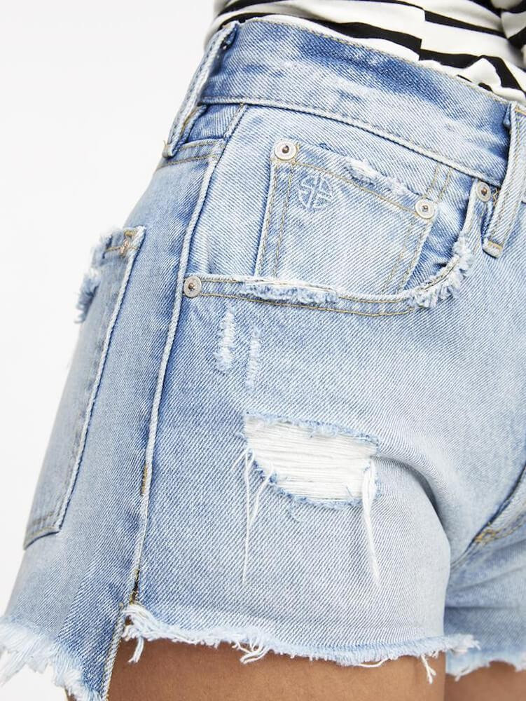 Cruz High Waist Cut-off Short | SOCIALITE Clothing