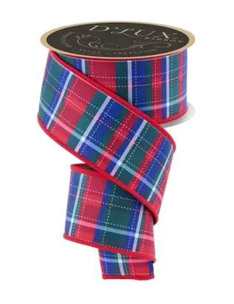 Christmas Ribbon, Wreath Ribbon, Designer Ribbon, 2.5", Luxury Ribbon, Double Fused Ribbon, Dashe... | Etsy (Global)