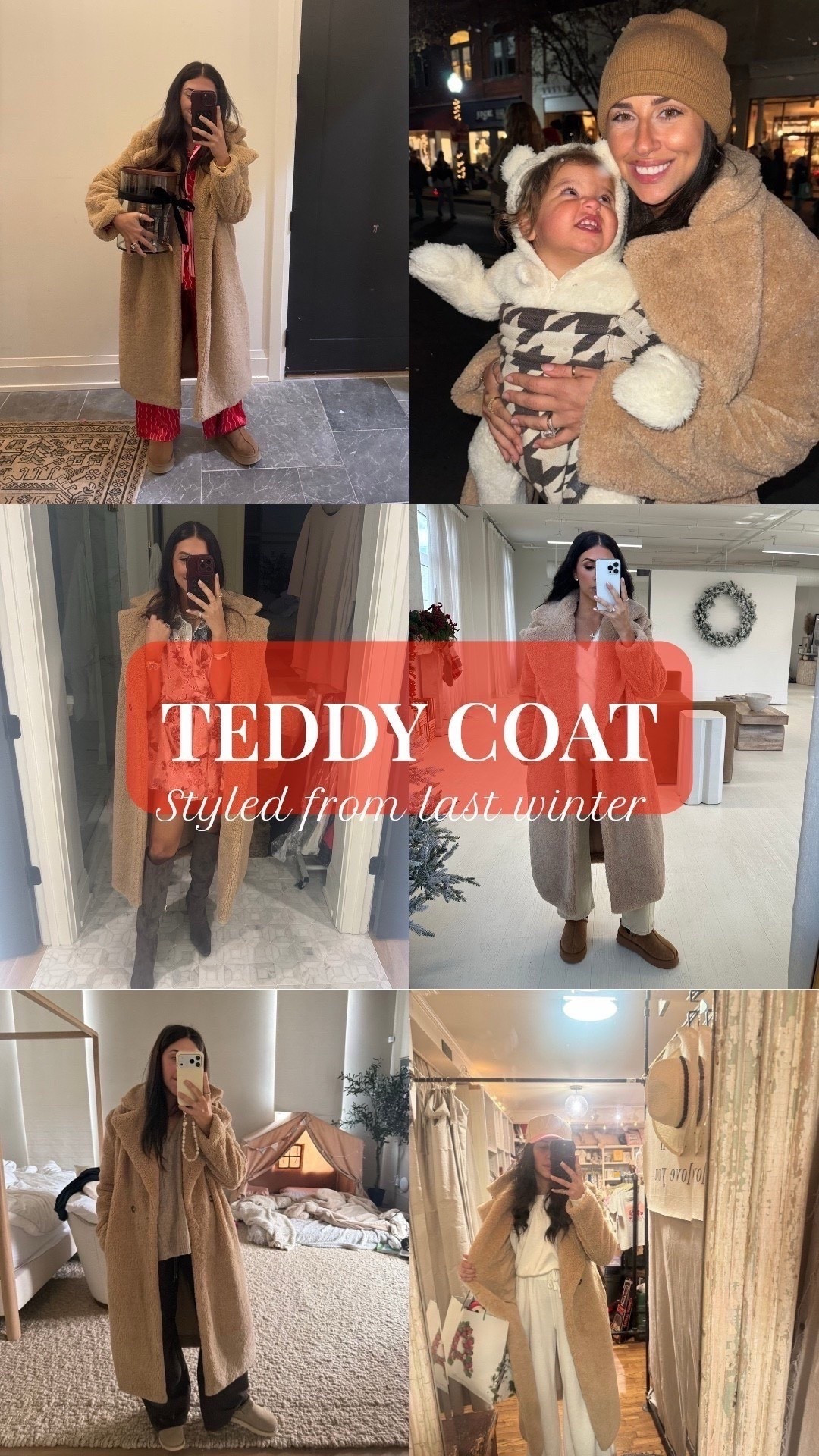 SO excited to pull this teddy coat out this year🧸 &amp;&amp;&amp; it’s restocked rn at Vici. Use code DEDE35 for 35% off!

Size: medium 

sale, sale alert, sale finds, winter coat, teddy coat, fall styling, fall layers, winter outfit idea, Nashville, Dede Raad, mom of 3

#LTKSaleAlert #LTKBump #LTKFindsUnder100