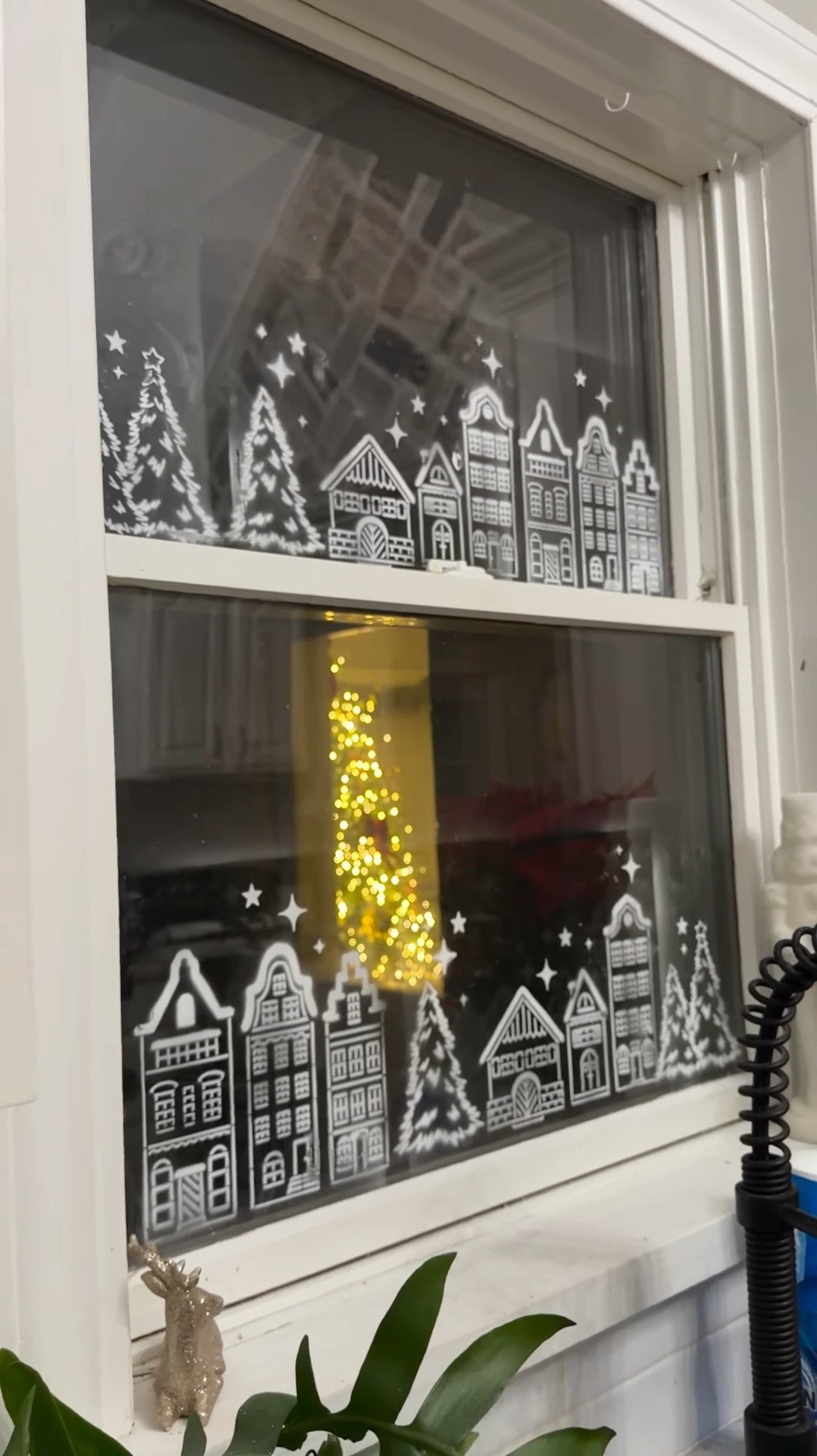 Holiday village spray on fake snow Christmas stencil 

#LTKHoliday #LTKmomlife #LTKHome