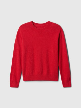 Kids Relaxed CashSoft Crewneck Sweater | Gap Factory