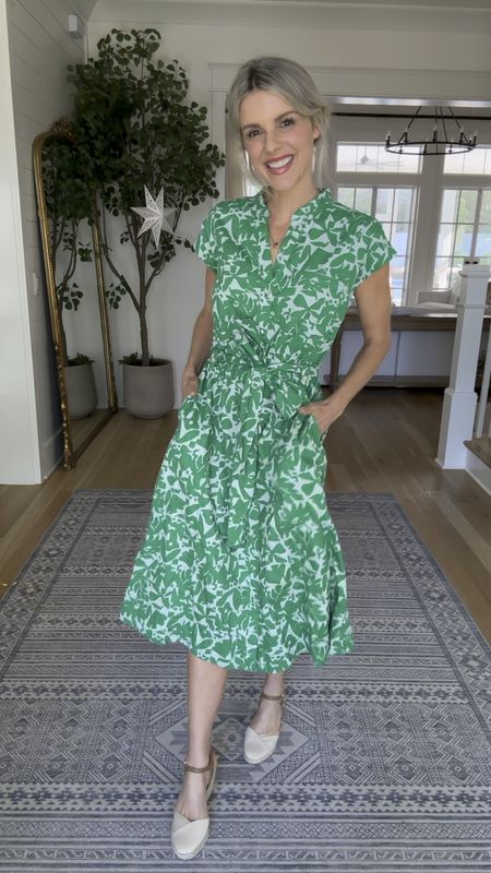 ThIS green dress looks like a strikingly beautiful dress you would see in a boutique for hundreds of dollars. But it’s only $34! It’s still in stock in sizes extra small to three XL. It’s TTS. 

#LTKFindsUnder50