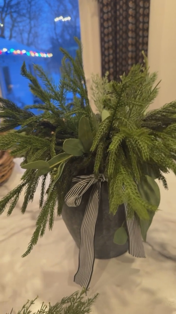 I love all of this greenery this time of year! Adding them all to a cute vase with some cute ribbon is the perfect addition to any room in the house for the holidays!

#greenery #christmasbouquet #bouquet #christmasgreenery #christmasribbon #

#LTKSeasonal #LTKHome #LTKHoliday