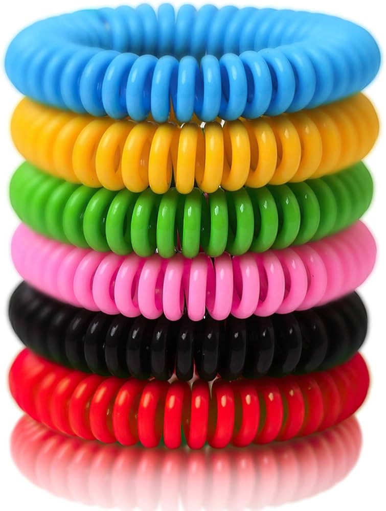 BuggyBands Mosquito Bracelets, 12 Pack Individually Wrapped, DEET Free, Natural and Waterproof Ba... | Amazon (US)