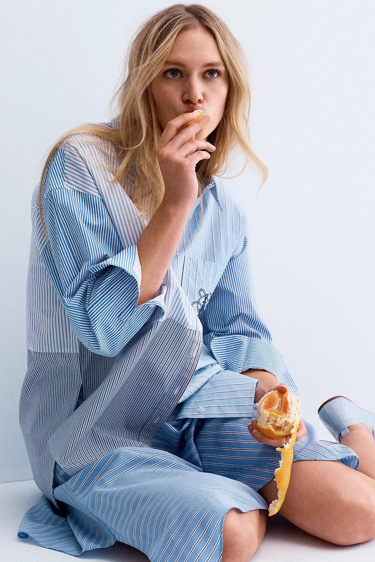 The Mabel Boxy Oxford Shirt by Maeve | Anthropologie (US)