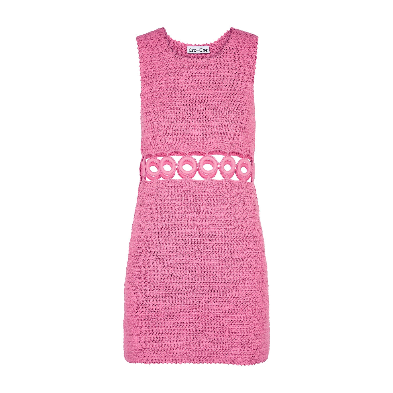 Cro-che Baby Love Pink Cut-out Crochet Dress - S | Harvey Nichols (Global)