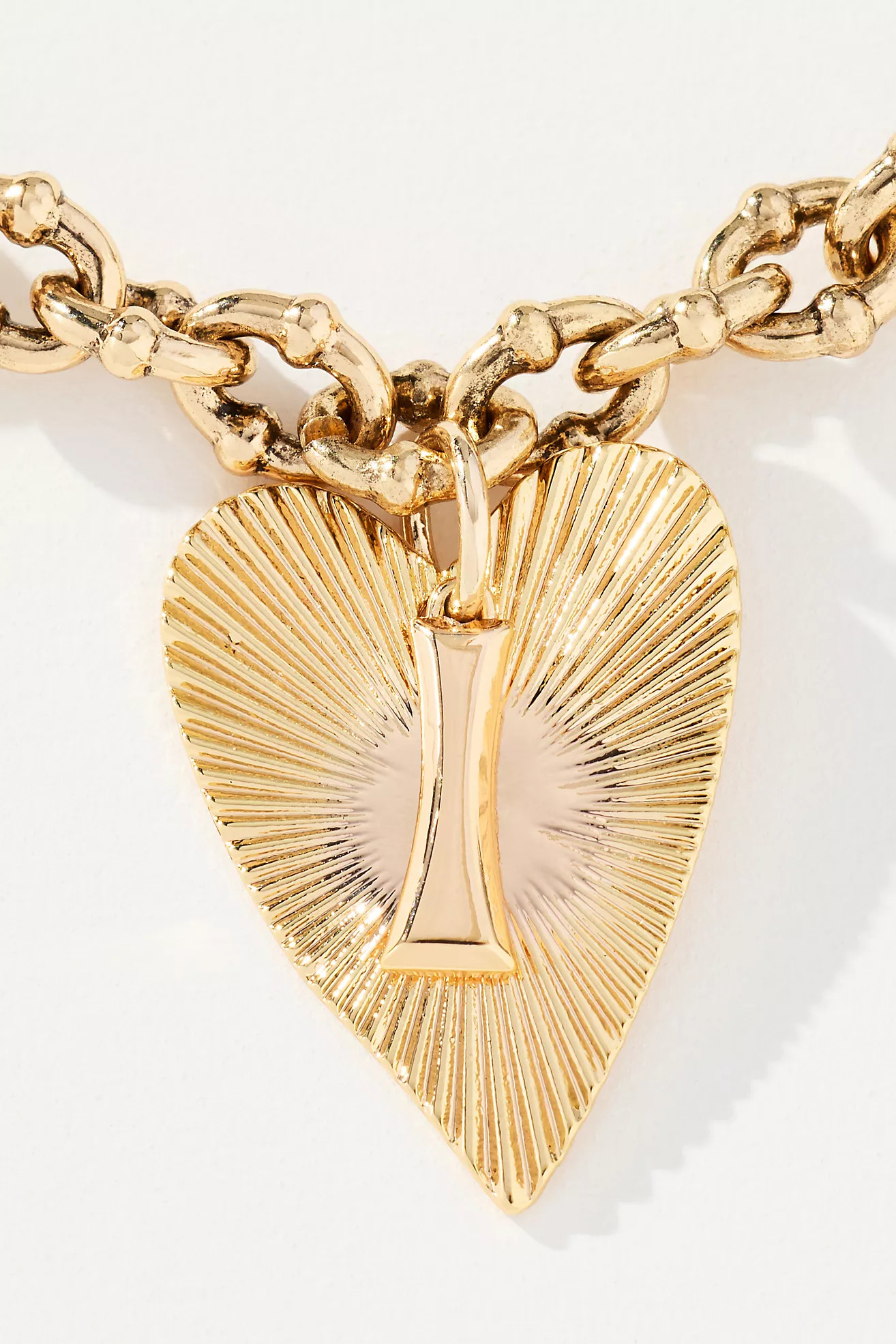 Monogram Heart Pendant Necklace | Anthropologie (US)