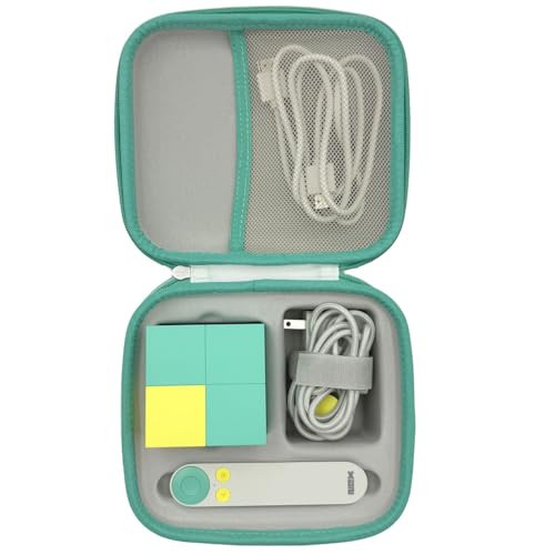 Travel Case for Nex Playground Secure Protection Lightweight Hard Shell Carrying Portable Storage Organizer with Handle, Nex Game Play System Accessories, Off White and Green | Amazon (US)