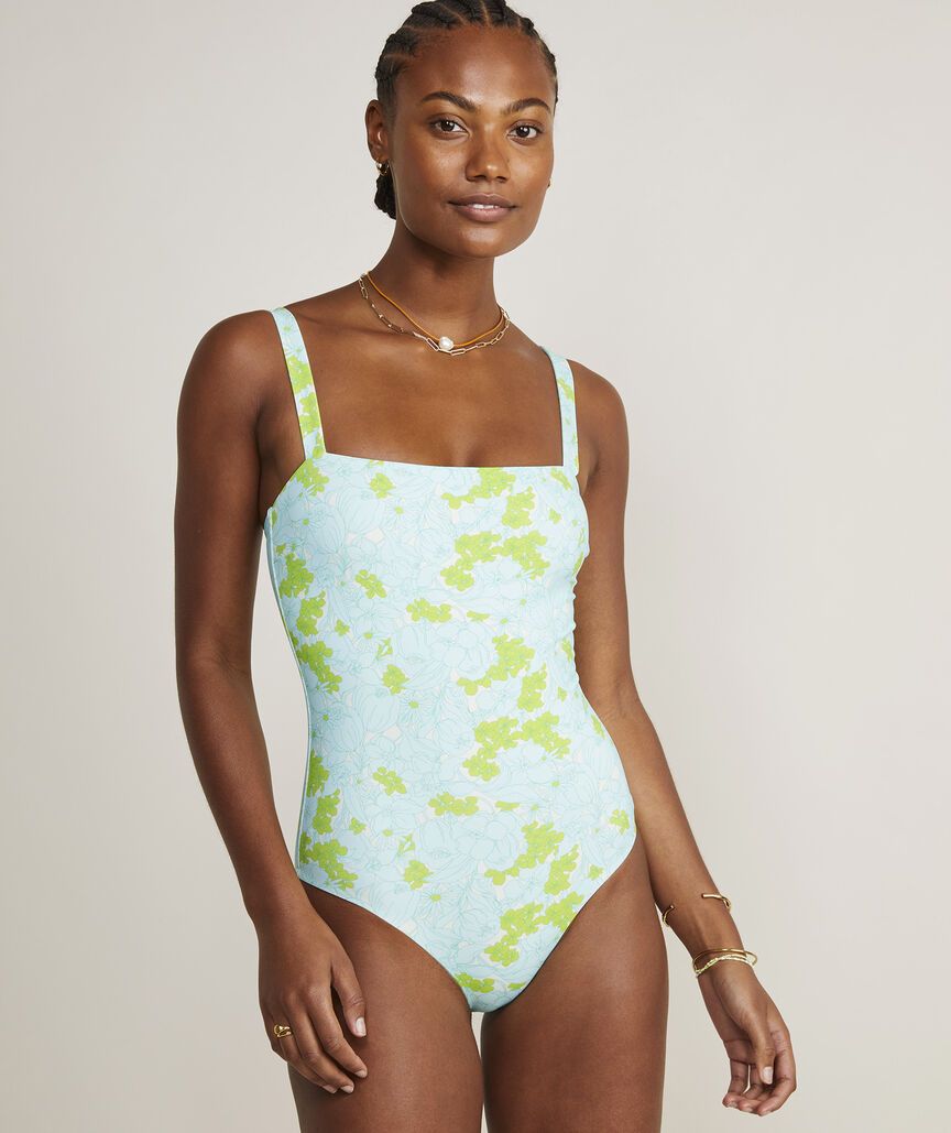 Square Neck One-Piece | vineyard vines