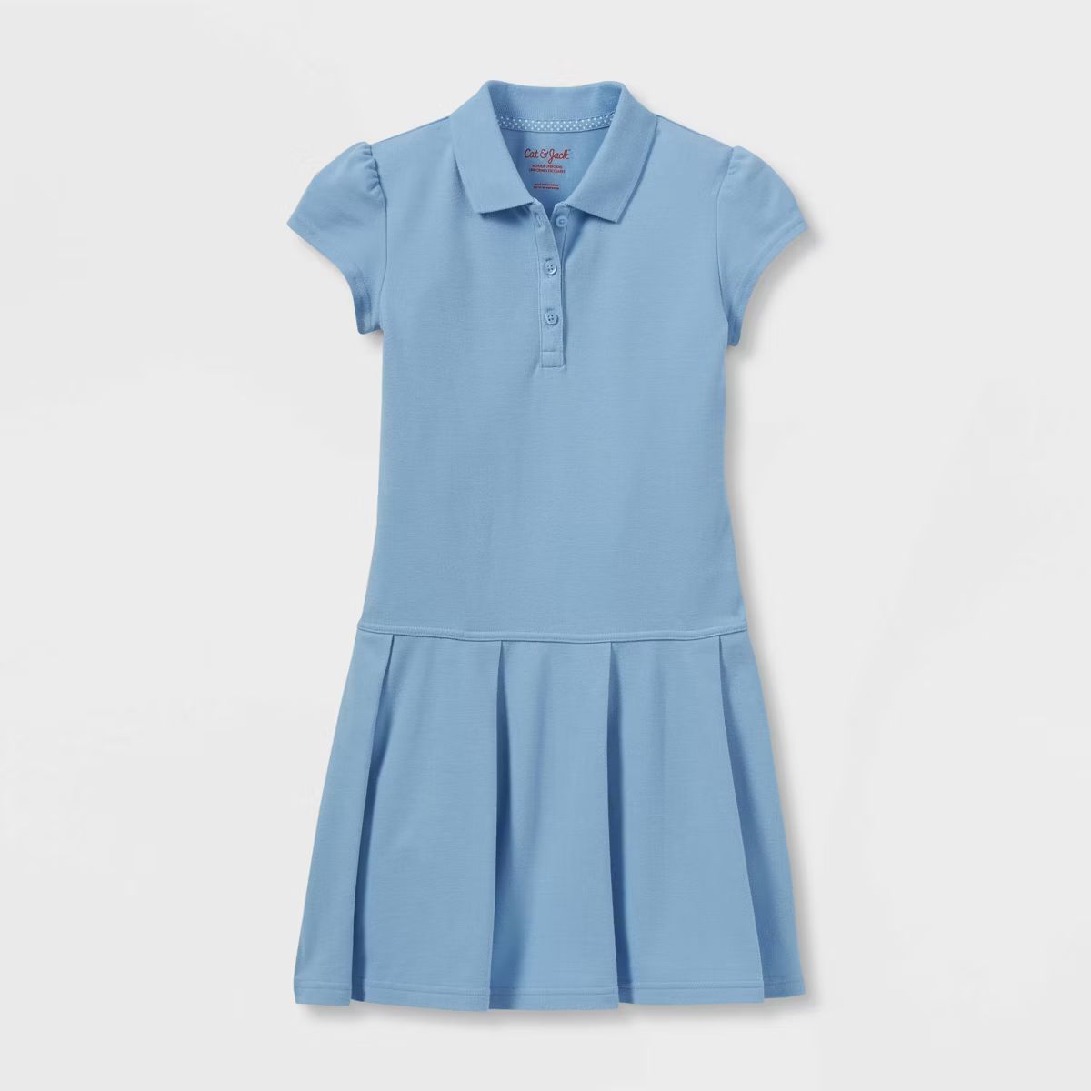 Toddler Girls' Short Sleeve Pleated Uniform Tennis Dress - Cat & Jack™ Navy | Target