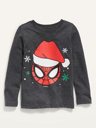 Unisex Marvel Comics&#x26;#153 Christmas-Graphic Spider-Man Tee for Toddler | Old Navy (US)