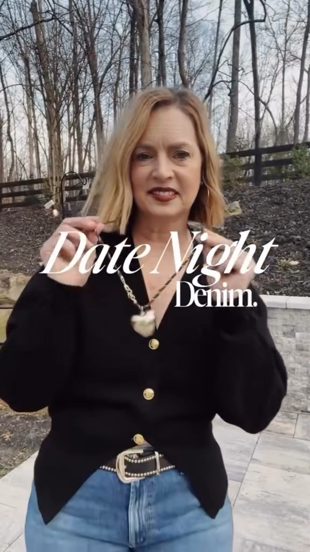 Easy Thursday Date Night ✨

Mother Doozy denim + a fitted black sweater + heels.
Simple. Chic. Zero overthinking.

This is why great denim matters —
it dresses up effortlessly and works with your life.
Comfortable, flattering, and ready for date night in minutes. 🤍

What’s your favorite night for a date? 

Comment PIXIE for the link. 

#DateNightDenim #MotherDenim #ModernMidlifeStyle #Over50Style ElevatedBasiCs

Comment PIXIE below to receive a DM with the link to this post on my LTK ⬇ https://liketk.it/5Veqs